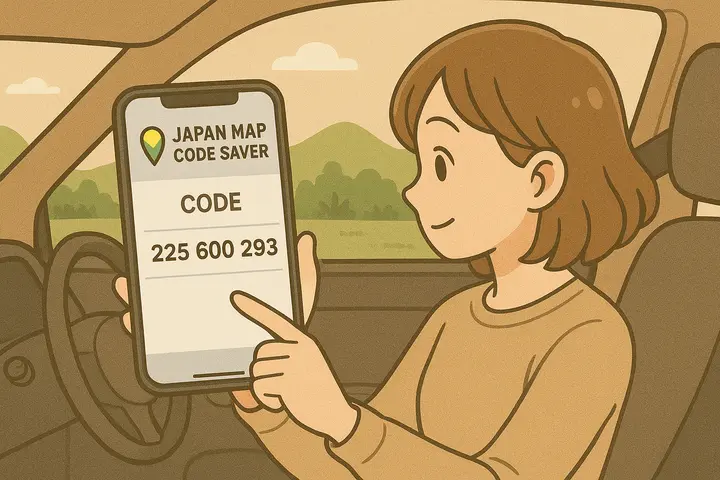 🌍 Japan Map Code Saver – Support