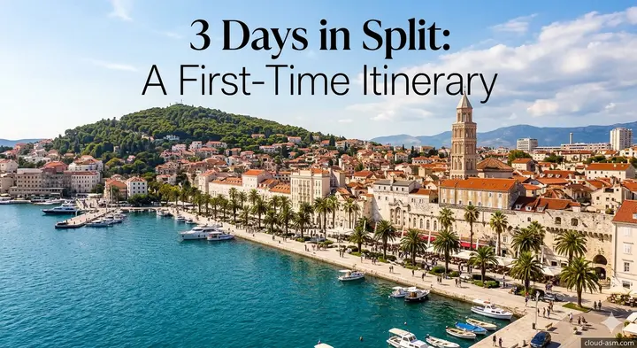 ⚓ 3 Days in Split: A First-Time Itinerary for Roman Ruins, Seafront Walks, and Island Energy