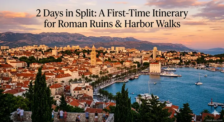 ⚓ 2 Days in Split: A First-Time Itinerary for Roman Ruins, Harbor Walks, and Adriatic Light